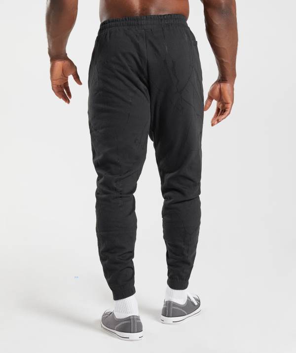 Panske Joggers Gymshark Power Čierne | NK8356790